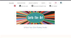 Desktop Screenshot of earthfireart.com
